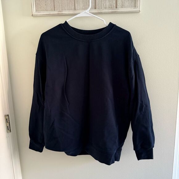 lululemon athletica Tops - Lululemon Athletica True Navy Oversized Long Sleeve Sweatshirt